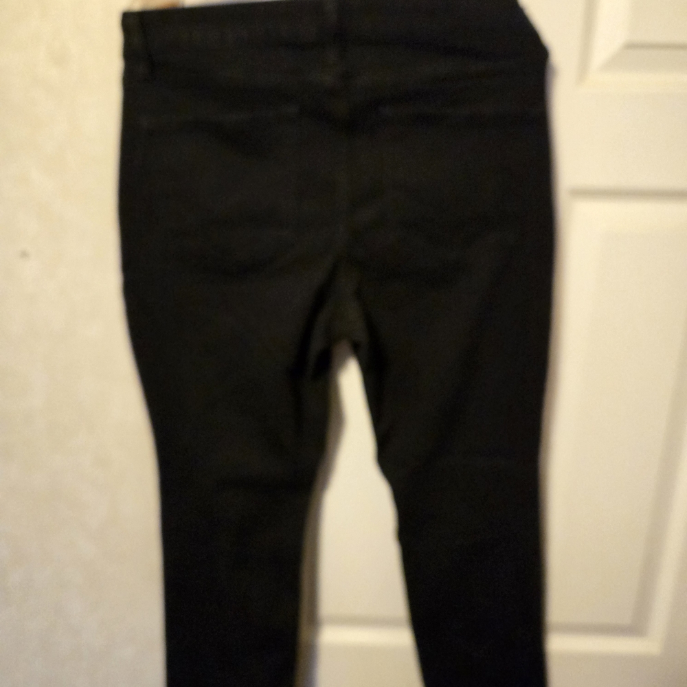 Old Navy High-Rise Wow Straight Jeans in Black Size 12 Short